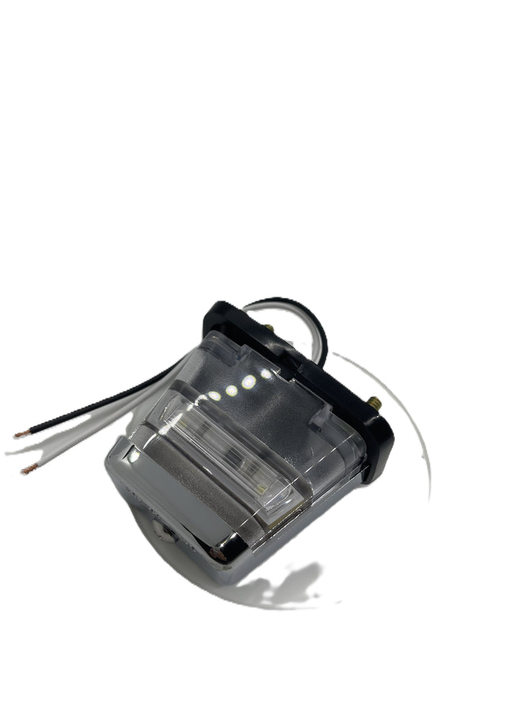 Uni-Bond LED License Lamp Chrome Housing-2-Dio LLP1004 LED