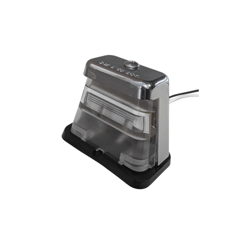 Uni-Bond LED License Lamp Chrome Housing-2-Dio LLP1004 LED
