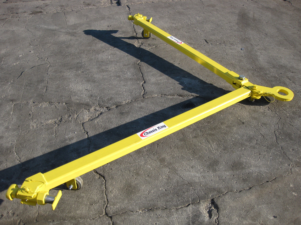 Towbar for towing ISO Containers