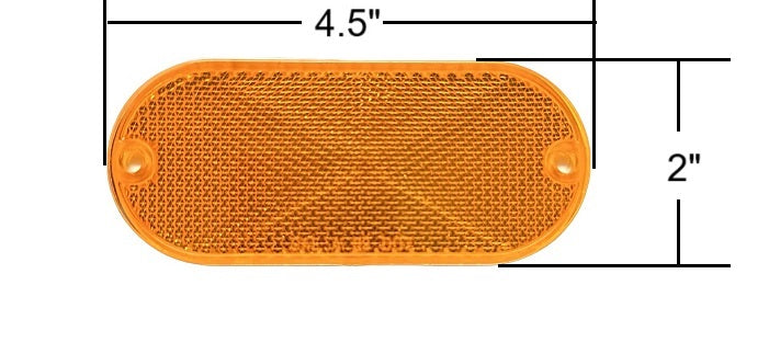 4.5" x 2" Oval Reflector 