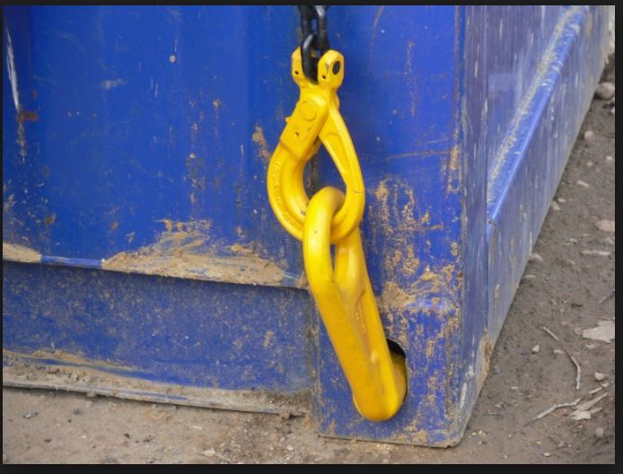 Container Lift Hook Straight Lift Hooked Up